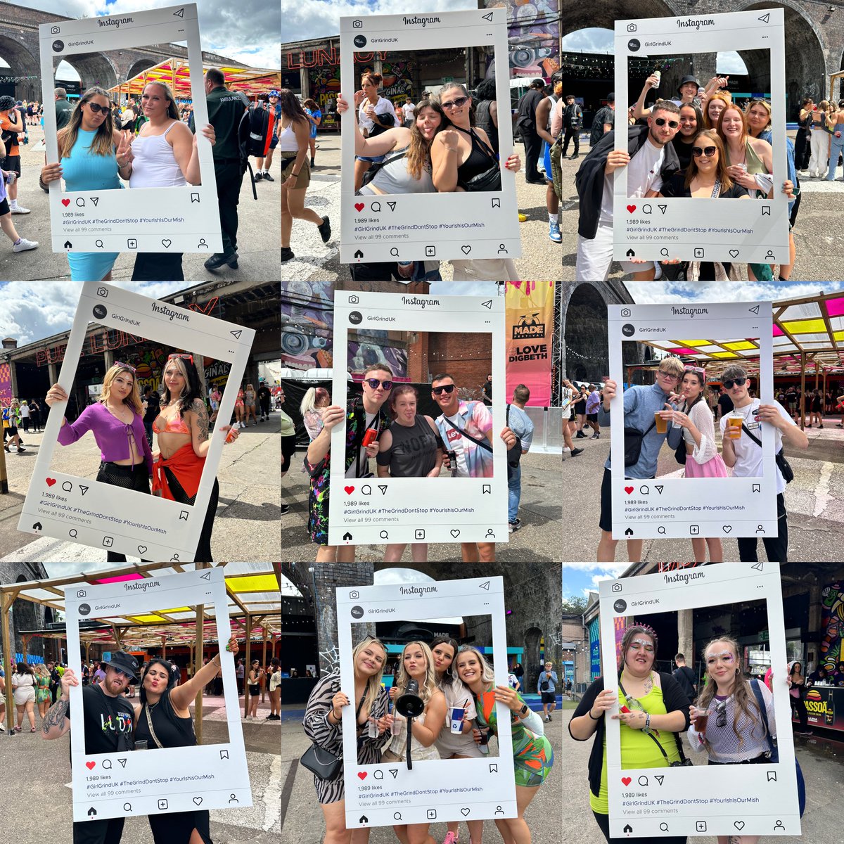 girlgrinduk's tweet image. We Turned Things Up @made_festival ⬆️🔥🥵

Everyone was so excited to take pictures with our very own @girlgrinduk instagram frame!!! 

Have you been featured in our post? 

#instagramframe #collaboration #madefestival #whatson #birmingham #whatsonbirmingham #events #festival
