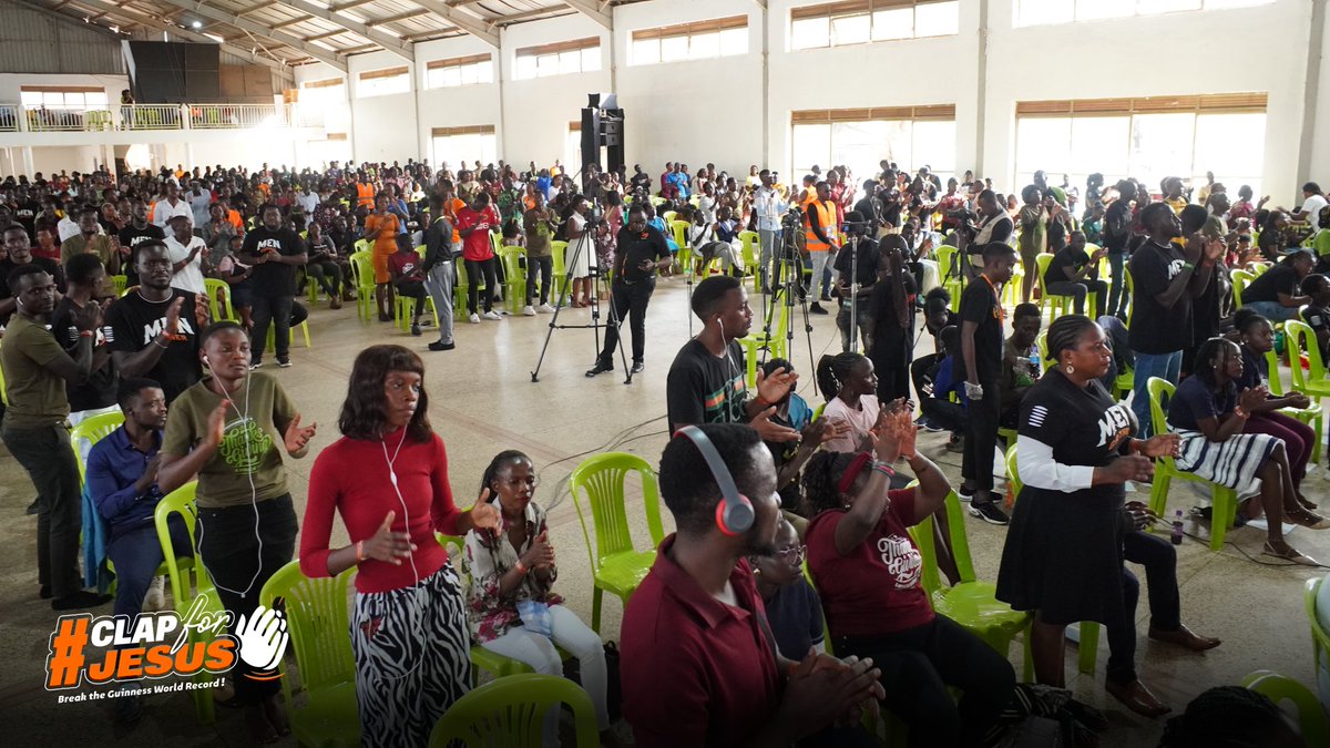 Phanerookampala's tweet photo. Let the echoes of each clap reverberate through time as an eternal tribute to Jesus the Saviour of our souls. 

https://t.co/g5uo6PExBT

#ClapForJesusWorldRecord
#ClapForJesus
#LiveOnManifestTv https://t.co/cTfvN87aS8