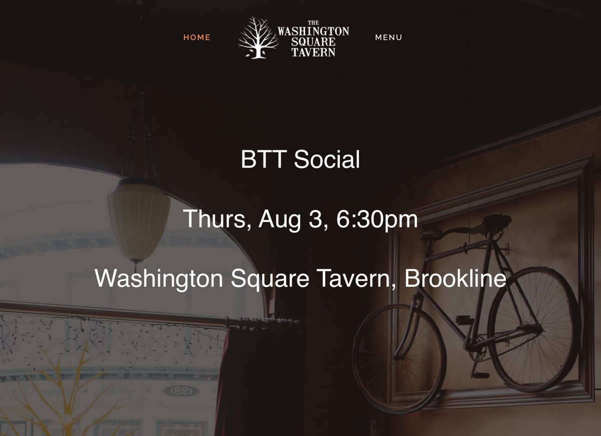 BTT Social this Thurs, August 3, 6:30pm at the Washington Square Tavern in Brookline. Joint the Crew to catch up on all the June/July Racing and other Adventures your teammates have been up to, meet potential new teammates, and just have fun!