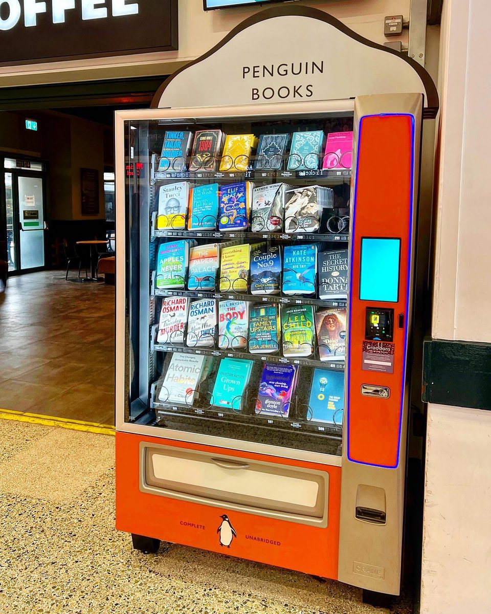 Guys I’ve just discovered that book vending machines exist and I’m very excited about it