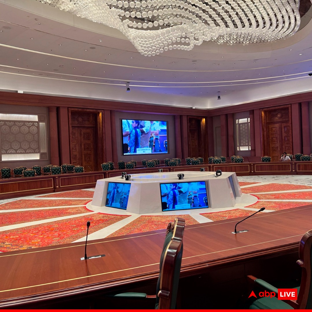 abplive's tweet photo. #PMModi recently inaugurated the newly constructed venue of the #G20 summit, International Exhibition-cum-Convention Centre (IECC), which will be held on September 9-10.
@ajay_kumar31
#G20India #IECCComplex #ITPOComplex #BharatMandapam #ABPLive https://t.co/vXbLgdf4dO