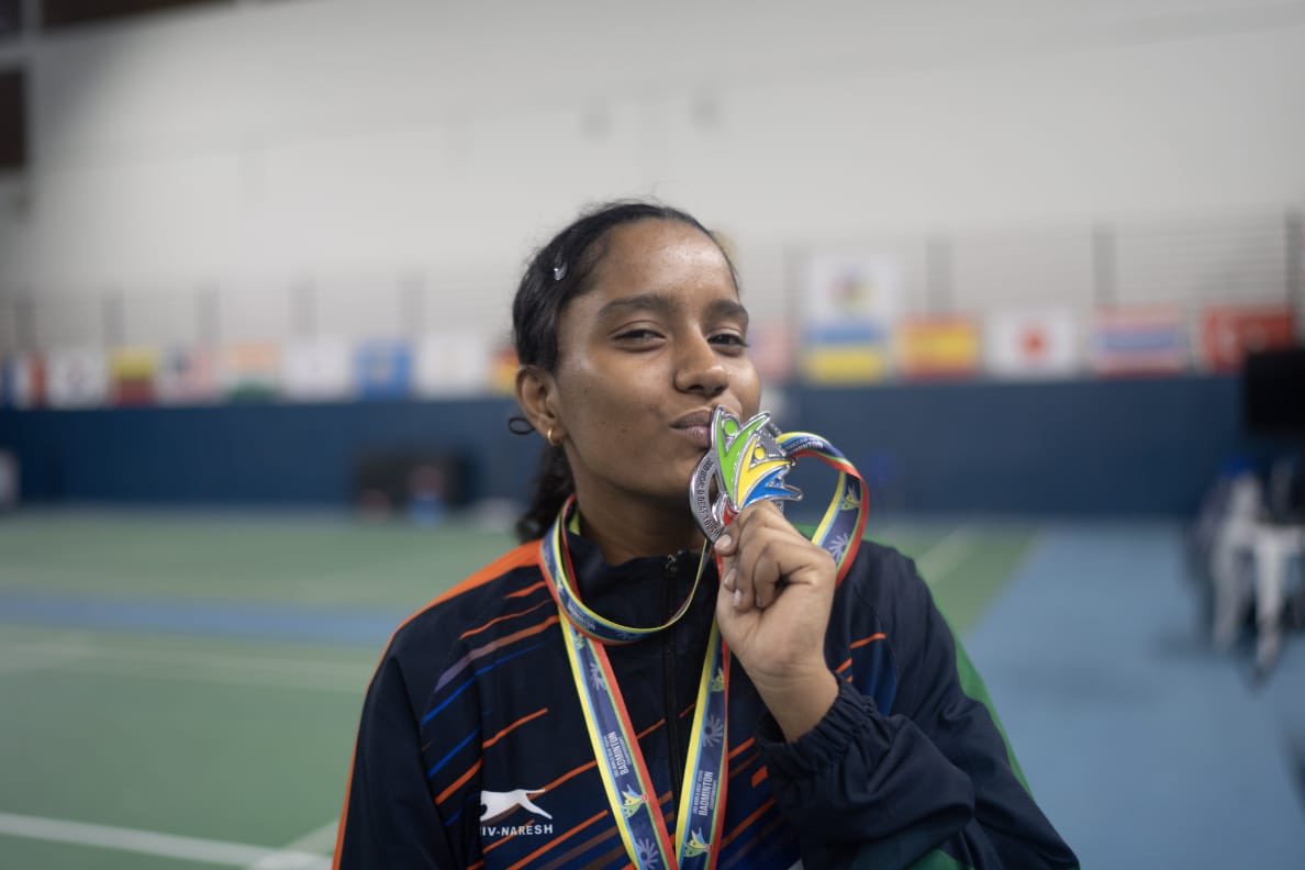 SportifyI's tweet photo. We are proud to inform that our academy player Ms.Aaditya Yadav who practices at sunrise shuttlers #noida won the gold at World Deaf #Badminton Championship in Brazil. Congratulations to our #athlete
@SportifyI

#teamindia #paris2024 #parisolympics #indiansports #badmintonindia https://t.co/jPb81J9vxs