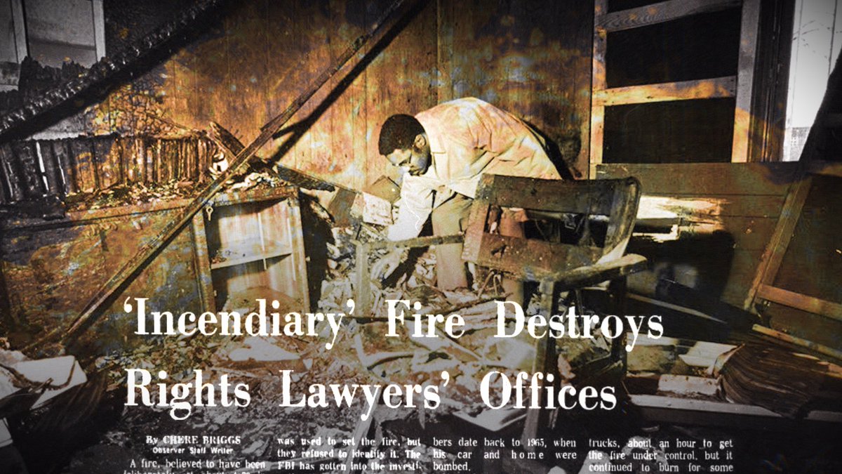 I still remember when my father's law office was firebombed back in 1971.

His law firm was leading the fight for equality here in North Carolina.

After the attack, they didn't consider giving up. They taught me some things are worth fighting for—no matter the opposition.