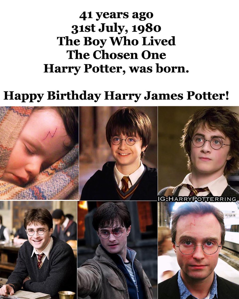 Happy Birthday Harry James Potter 🎂🪄⚡️                                                              #HarryJamesPotter