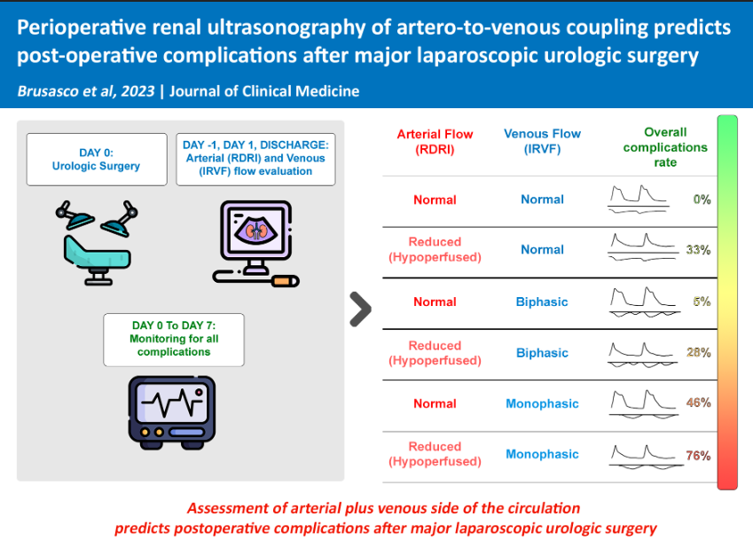 PierpaDiNick's tweet photo. #echofirst 
From @Cla_Brusasco, @francescorradi  et al.
a novel  application of 
#POCUS Renal arterial and venous Doppler pattern 
as predictor of  postoperative complications
👇
https://t.co/7EuUtdKJvQ https://t.co/KIgMHatEUO