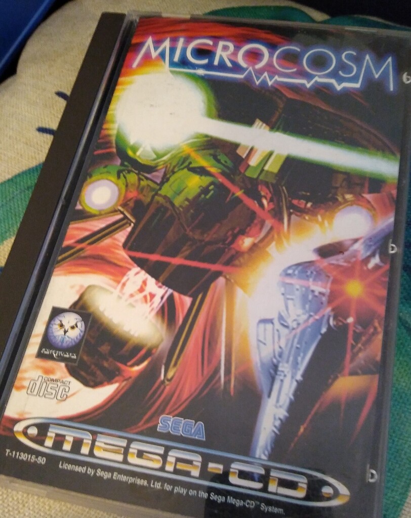 NekoPlayzGames's tweet photo. Random Game Pickup - Microcosm (Sega Mega CD) #sega #megacd #segamegacd #segacd #microcosm #shmup #retrogaming #crtgaming #pvmgaming #consolegaming #shareyourgames #gamecollecting #gamepickups #gamersunite https://t.co/EZEu5NSEXT https://t.co/FDwFPWiKo5