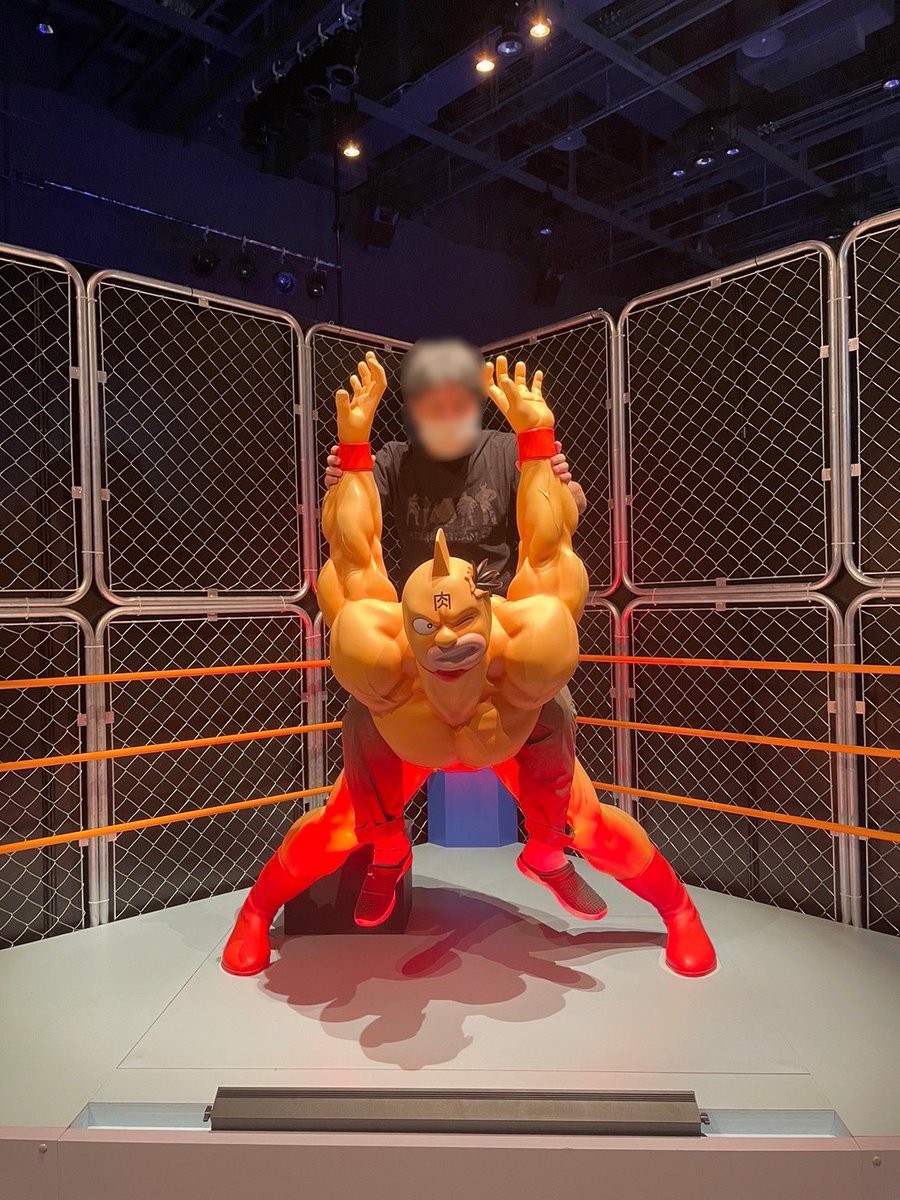 TKG_RJ's tweet photo. #超キン肉マン展 2���目行ってきましたッ⤴️⤴️⤴️
テリーマンと大谷翔平選手がそっくりで、意外とゼブラがデカいなと思いました💯
血盟軍のパイプ椅子欲しかった〜💦
#キン肉マン https://t.co/aWNXRJX5jY
