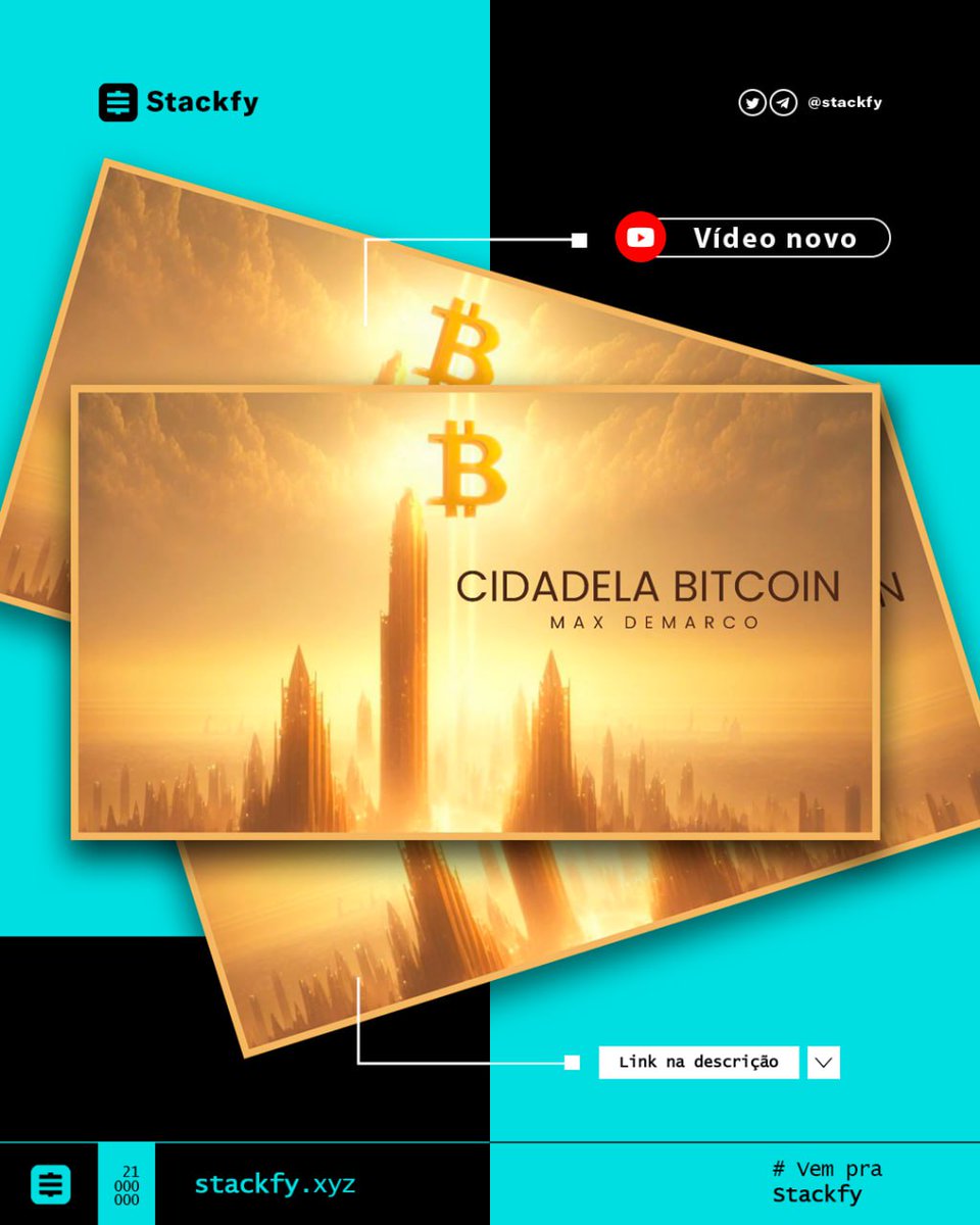 stackfy's tweet photo. 🔴 [Online]

Saiu mais um vídeo lá no canal do @bitcoin_planeta || @Jeff_Planeta.

Saiba como funciona um Cidadela:
Link: https://t.co/lfyAX4Ih7n

#stackfy 
#planetabitcoin
#cidadela https://t.co/s2WvJCxfdU