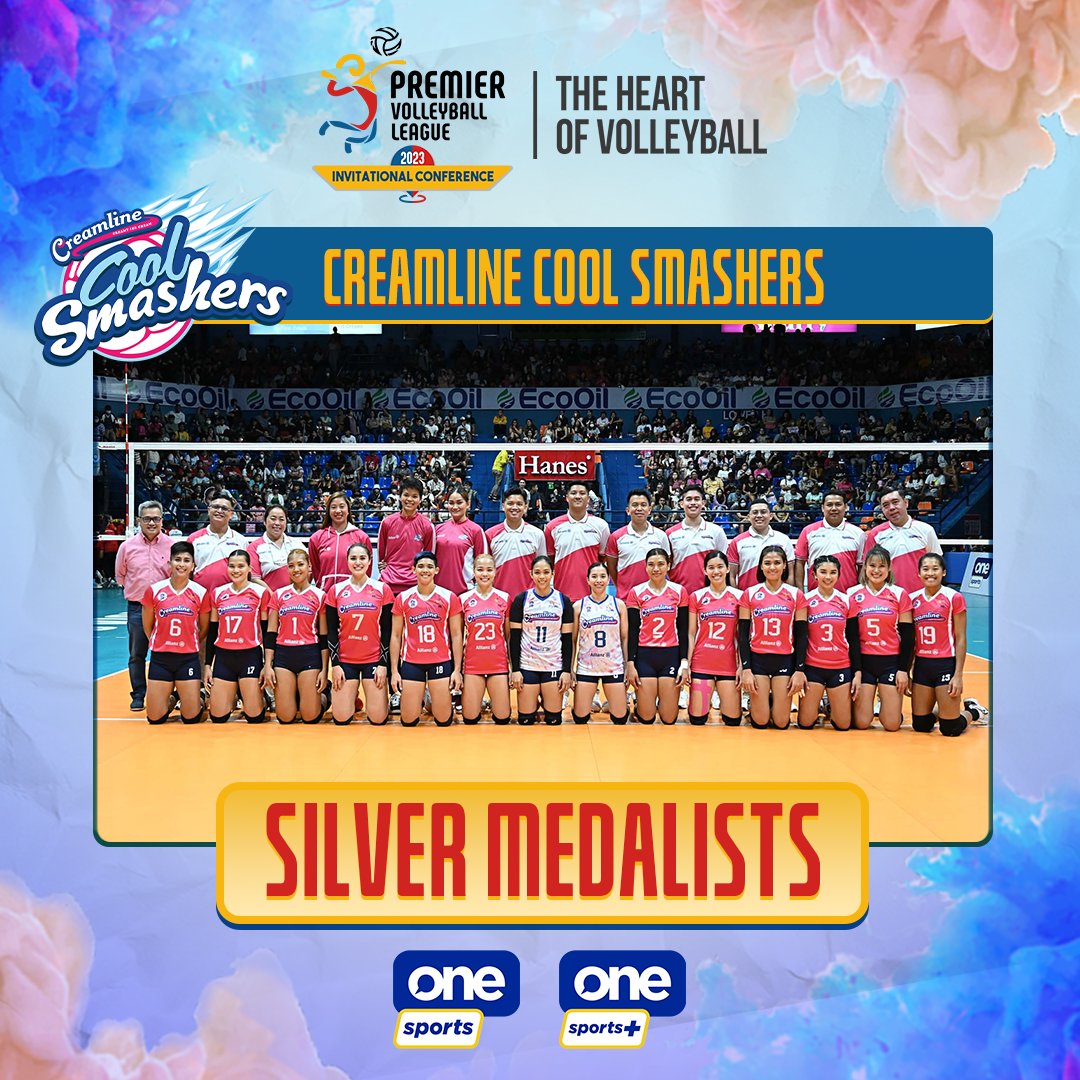 Fell short but still a great fight for the Creamline Cool Smashers! 🍦🥈

#PVL2023 #TheHeartOfVOlleyball