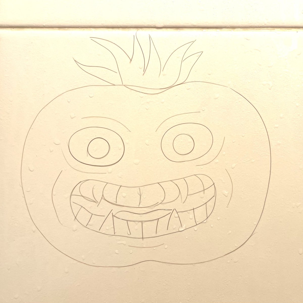 In Atlanta and about to head over to the #AttackOfTheKillerTomatoFestival! 🍅🔪🩸Shower Hair Masterpiece #567. “Killer Tomato” #ShowerHairMasterpiece