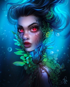 ellin_anderson's tweet image. The summoning of the #nymph: good old-fashioned #HighMagick and nymph lore in the manner of #ArthurMachen. "#Gardening #Magic" for #FolkloreSunday. #GardeningTwitter #pond #PoetryTwitter #poetry “Dark Nymph” by #SandraWinther inprnt.com/gallery/sandra…