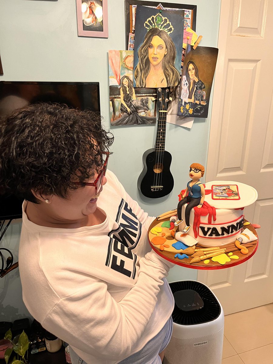 AnnaBatall98190's tweet photo. Went home to this lovely surprise! 

Celebrating my last day of being 30. 

...and @MerleDandridge is on the wall. Yaaaay!!! https://t.co/H4oNy1MbkP