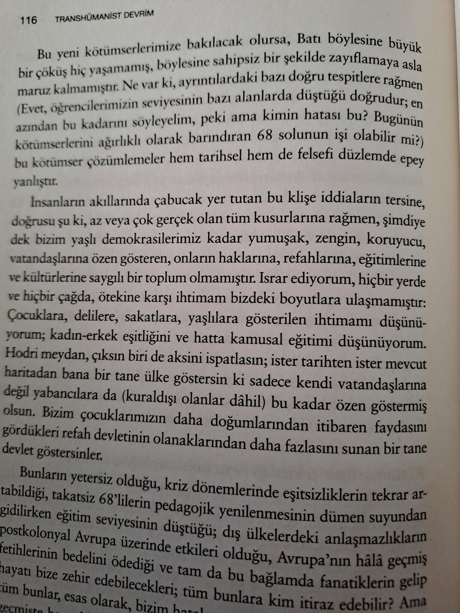 @lucferry Postmodern saldırılar bir yana, Avrupa Aydınlanma nin değerlerini bugün de korumalı @AliTirali