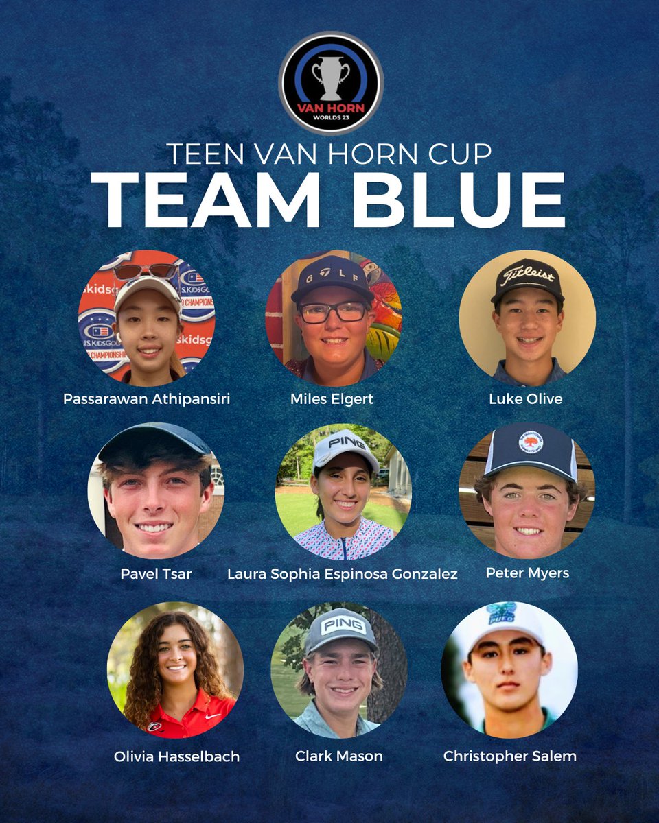 uskidsgolf's tweet photo. Welcome to the 2023 Teen Van Horn Cup 🏆

Use code: TEENVHC2023 to follow along with the matches!
https://t.co/ryP4NKqwiI https://t.co/dPsGCFNdZC