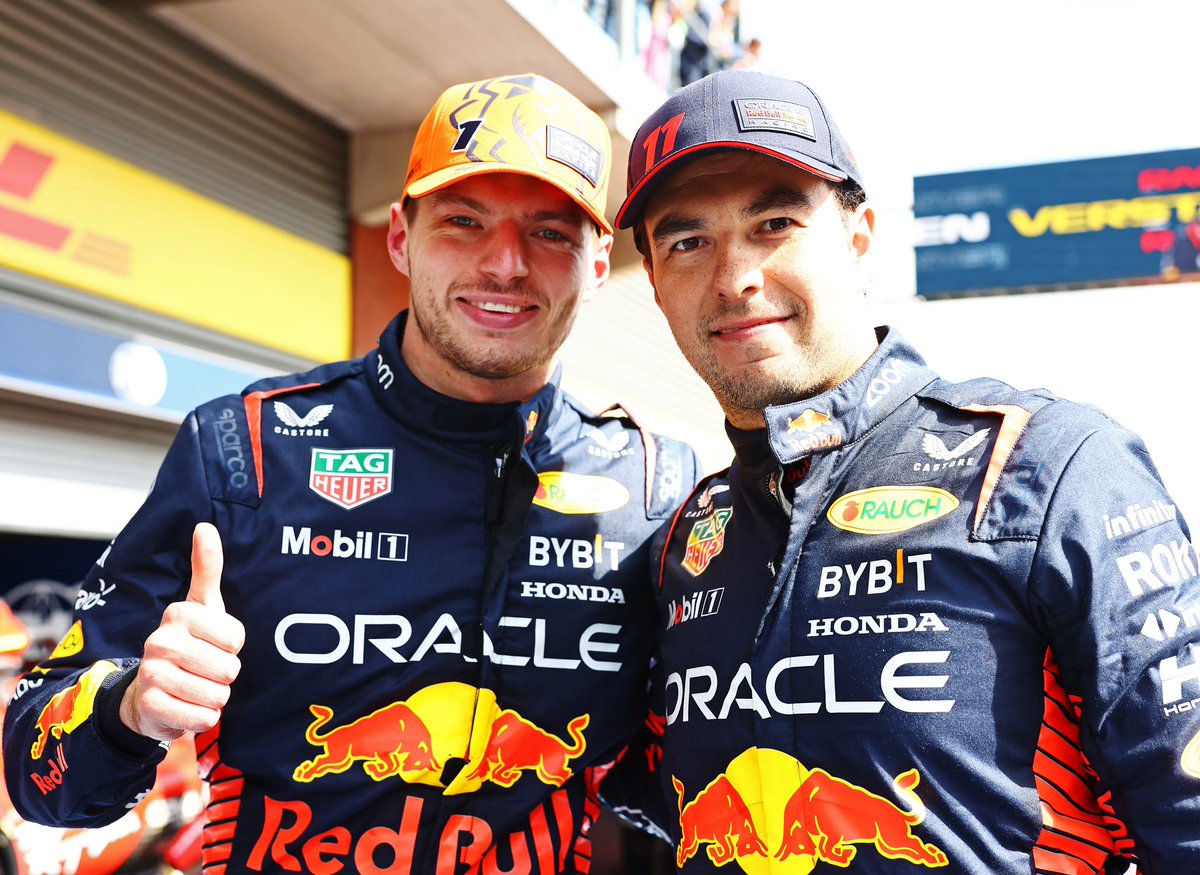 redbulletin's tweet photo. 📊| Red Bull's margin over the next-best car:

Bahrain: 38.6s
Saudi: 20.7s
Australia: 0.1s (SC finish)
Azerbaijan: 21.2s
Miami: 26.3s
Monaco: 27.9s
Spain: 24.0s
Canada: 9.5s
Austria: 5.1s (24s before stop for FL attempt)
Britain: 3.7s (late SC)
Hungary: 33.7s
Belgium: 32.2s

Insane season🤯

[@PHortonF1]

#F1 #BelgianGP
