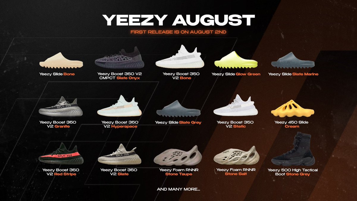 Yeezy month is just around the corner! ⚡️ Stay ahead of the curve by diversifying your proxy pools and reap the rewards when the checkouts come in 🤑 What's your favourite pair out of those below?