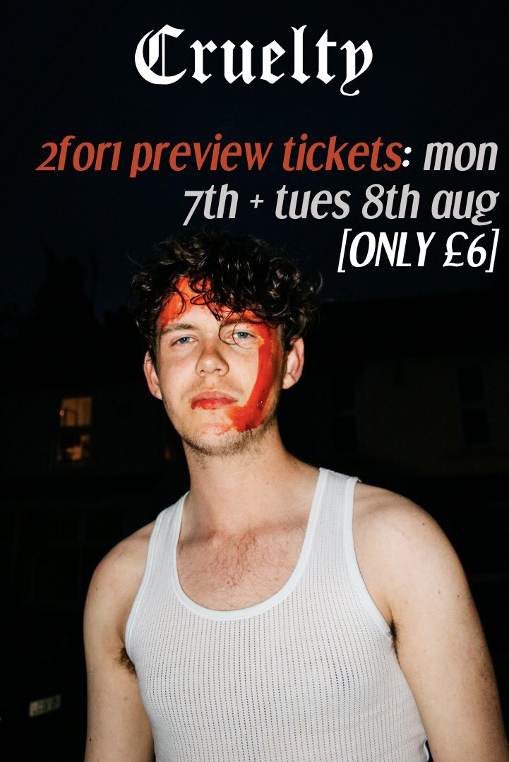bettercraftsmen's tweet photo. LISTEN UP ALL #edfringe @edfringe GOERS. preview tix are only a FIVER! (for students) and SIX POUNDS if not. our sexy, sweaty, and voyeuristic boogie through the city, needs to be watched… back. romp over to:
https://t.co/7SbQZlHMuL

blood, sweat, and tears 🕺🌊🩸. #FillYerBoots https://t.co/mdRXSu7sbo