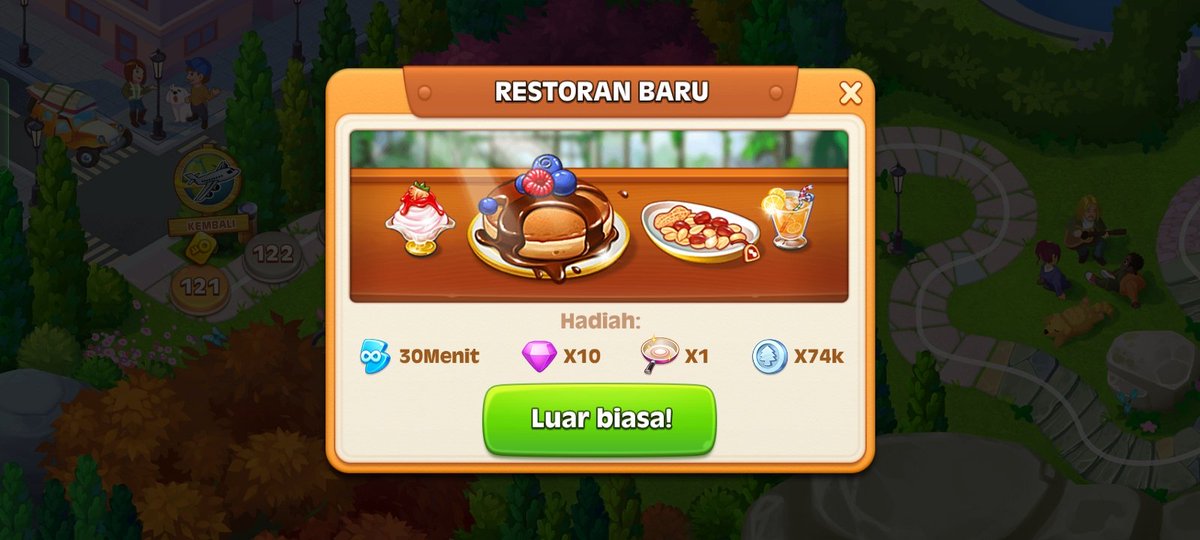 mugglewitchh's tweet photo. finally stuck semingguan gabisa lanjut diamondnya abis, resto barunya cute abissss https://t.co/0WBJduOr3H