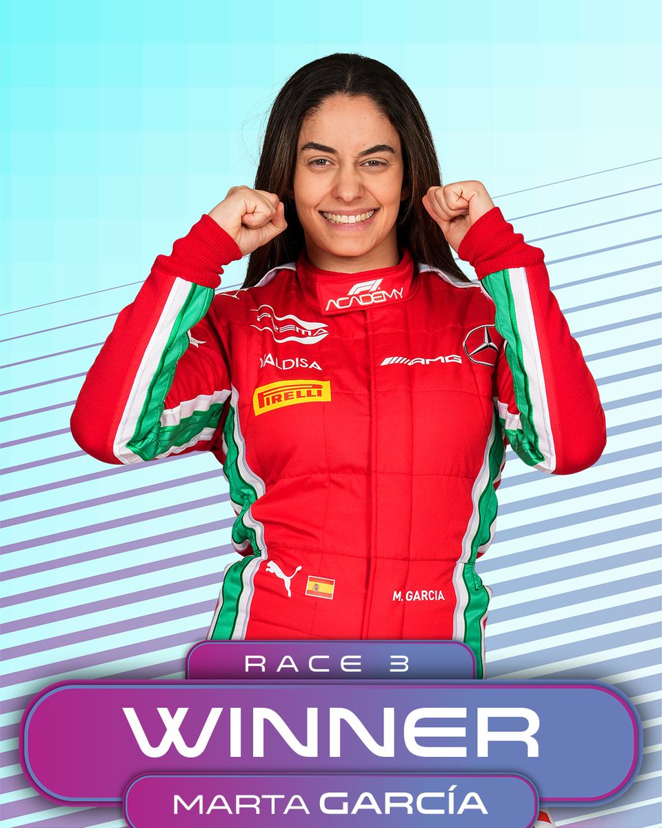 ElReyGuiri's tweet photo. 🚨 TOMAAAA

Y mientras tanto llegan muy buenas noticias desde Francia.

Marta García ha ganado la tercera carrera.

3 carreras en la F1 Academy este finde y las 3 ganadas por pilotos españolas.

VAMOOOOOOOOOS https://t.co/DPyaEUqdtM