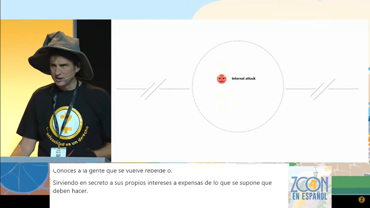 Edicksonjga's tweet photo. @zooko en modo 🧙♂️ y luciendo su #ZERCH nos habló sobre Sostenibilidad y resiliencia de #Zcash.
Sigue viendo la transmisión de la #Zcon4 con subtítulos en español por el YouTube de @zcashesp:
https://t.co/bhqktTxY7L https://t.co/sgAbOZffHI