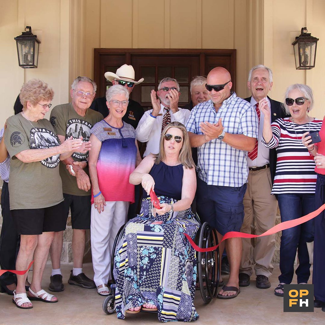 Today we celebrate U.S. Army SSG Tammy Barrett's four year #homeversary! In 2019 we joined <a href="/AustinC4C/">Austin Police Benevolent Foundation</a> and Henley Homes in handing over the keys to her new home. Time flies!