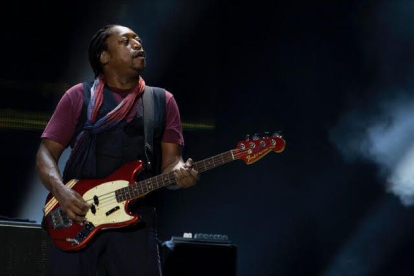 Daryll Jones has played bass with the Stones for 30 years, longer than Bill Wyman, yet he's never in an official photo. It'd be so powerful for the Stones to stand proud in publicity photos with their black member and feature new man Steve Jordan too. How about it <a href="/RollingStones/">The Rolling Stones</a>