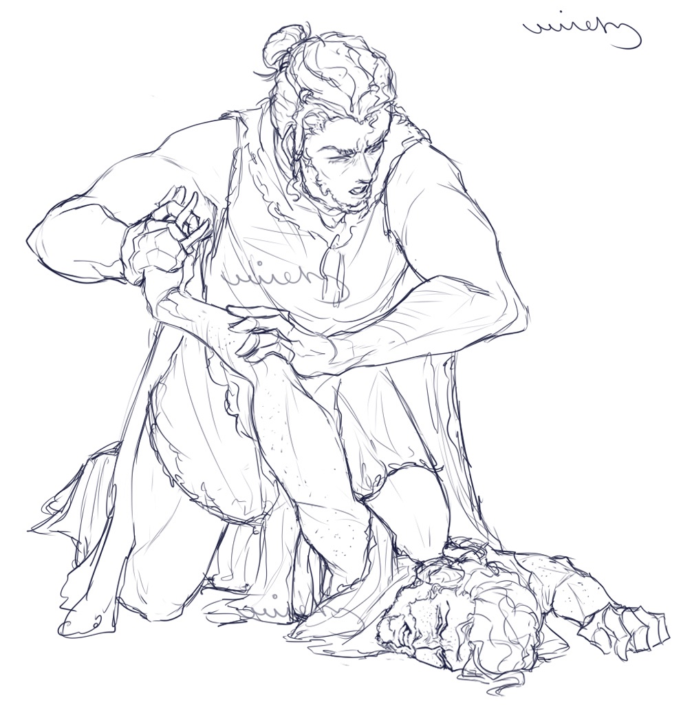 I adopt these two Greek war criminals, Odysseus and Diomedes, as my fathers and you can’t stop me
#art #digitalart