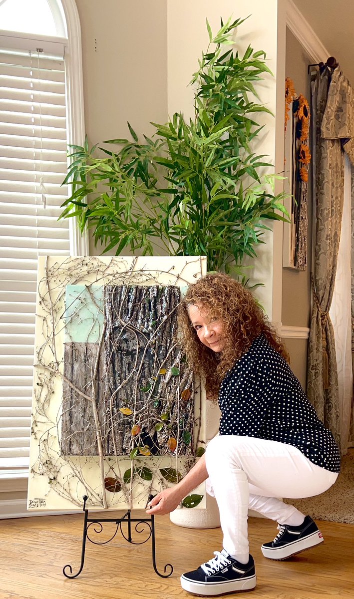 dinetthok2's tweet photo. “AN OWL IN THE WOODS “  Artwork commissioned by private Art Collector. https://t.co/4gUMkx2QhJ