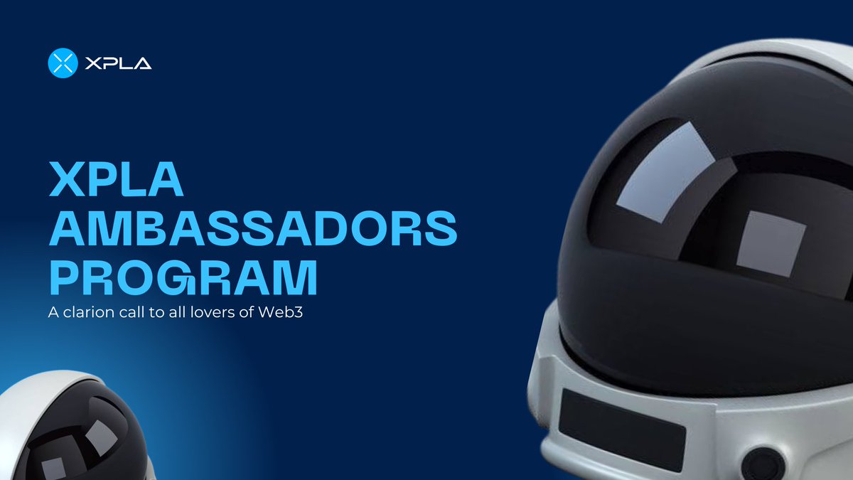 Dee_vinchi's tweet photo. ๐ The wait is over! ๐ XPLA's Ambassador Program is back with a bang - "Explore & Play" returns! Get ready for epic adventures and endless fun! #XPLA #ExploreAndPlay https://t.co/Gqff29oRAS