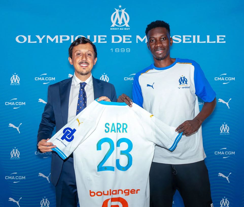 Footballogue's tweet photo. On en parle du mercato de fou de l'OM !? 🤯

🇸🇳 Ismaila Sarr (13M€)
🇧🇷 Renan Lodi (13M€)
🇨🇫 Geoffrey Kondogbia (8M€)
🇬🇦 Pierre-Emerick Aubameyang (Libre)
🇸🇳 Iliman Ndiaye (15M€) ⏳
🇪🇸 Ruben Blanco (2M€) ⏳ https://t.co/dG8KLtcwb1