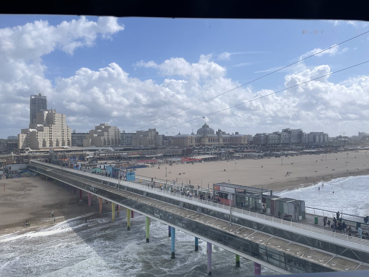 MargrietBenak's tweet photo. Nice view from #SkyView #dePier #Scheveningen https://t.co/aHGxb29bIh