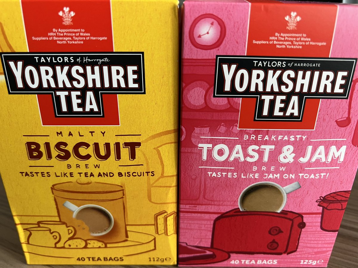 HelenMerryfield's tweet photo. Spoilt for choice @YorkshireTea @asda #specialoffer #yorkshiretea #sweetdeal #biscuittea #toastandjamtea https://t.co/iXP2WsVsp0