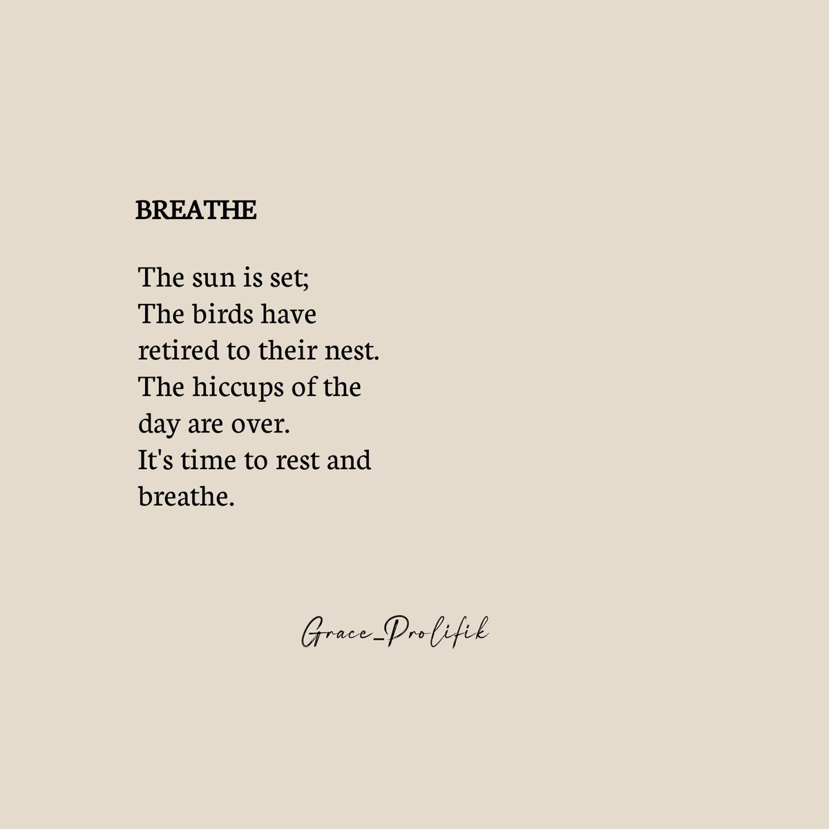 🧡Day 59: BREATHE

#the365wm #the365writingmarthon #poetry #poetrytwitter #poetrylovers #LiteraturePosts #Literature