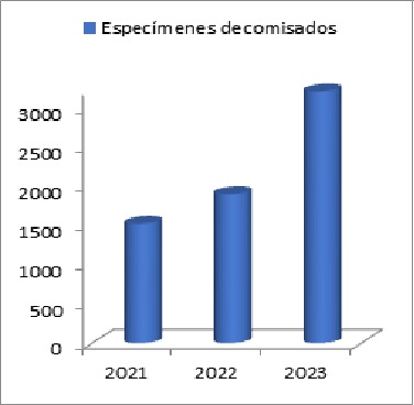 JorgeAlvarezAl5's tweet photo. Las sanciones por violaciones contra la vida silvestre, aplicadas por los organismos que intervienen en el sistema de inspección ambiental, se incrementan por años. En el primer semestre de 2023 ascendieron a 9833, incluyendo el decomiso de 3207 especímenes y 342 m3 de madera. https://t.co/Egf3Z9BHlz