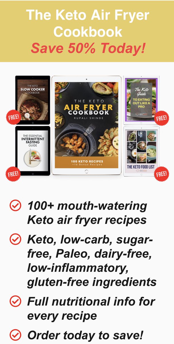 ClickLink_Bio's tweet image. 🍳🔥 Discover the ultimate #AirFryer #KetoCookbook! 📚🥑 Dive into delicious &amp;amp; healthy recipes with this must-have guide. Say goodbye to greasy meals and hello to crispy goodness! 🌟 

Check it out here: digistore24.com/redir/411008/N… 

#HealthyEating #KetoRecipes #CookingAtHome