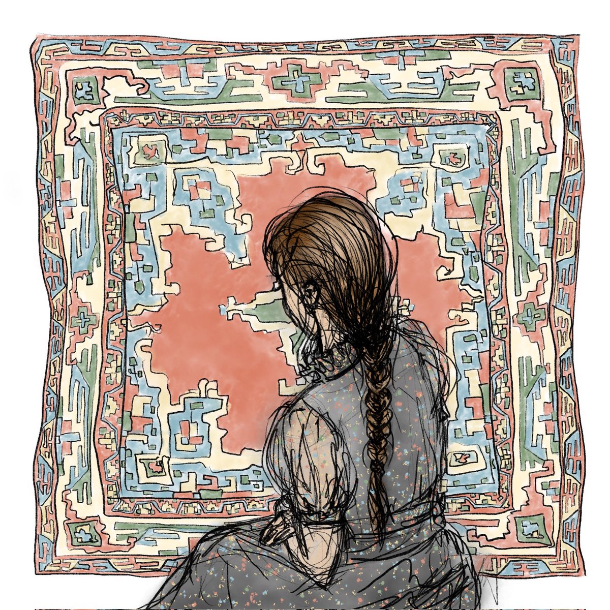 hasibeNFT's tweet photo. "Carpet Girl" 

She was born from the carpet and the carpet from her!
She is a carpet girl.

1/1
0.05 $ETH

https://t.co/hAjZKRWFVZ https://t.co/j8ByhdtWRv