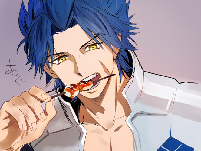 「>>ジャンルが管轄外でしょうか オリエントという漫画のみたらし団子を食べる武田尚」|ℕ⌾ℕⅈℽᗅ ·..·°¯°·.·° .°°°のイラスト
