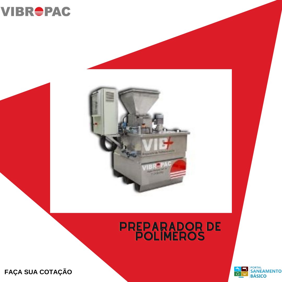 🔸VIBROPAC

🔹 O polímero preparado é utilizado como floculante no tratamento de lodo / rejeitos, aumentam a eficiência nos equipamentos dedicados ao processo de desidratação. 

📣mla.bs/52a60f52

#vibropac