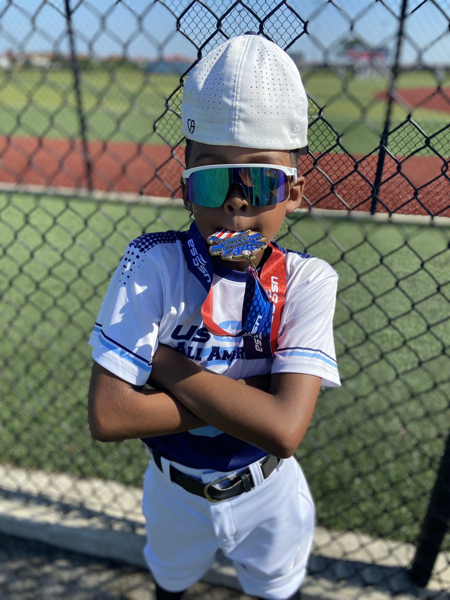 The1CarterJ's tweet photo. Going home with some hardware! @USSSAAAG has been a great experience and I’m blessed to have been able to attend…3rd place 8U isn’t a bad place to start! #CarterJair #OutfieldSuperman #MissingTexas https://t.co/4y2wELig6U