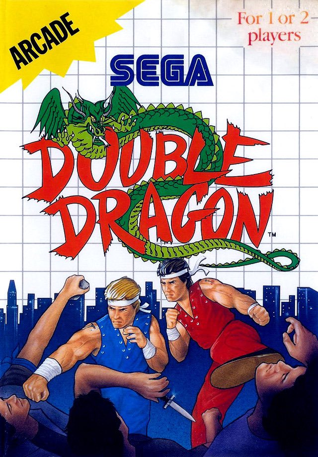 RETROVIDEOGAM's tweet photo. Double Dragon Master System 1987  #gaming, #jeuxvidéo, #gamer, #gamedev, #streaming, #esports, #gamersunite, #gamingcommunity, #videogames, #gaminglife, #gamenews, #sega, #mastersystem, #DoubleDragon https://t.co/qItXoS2a75