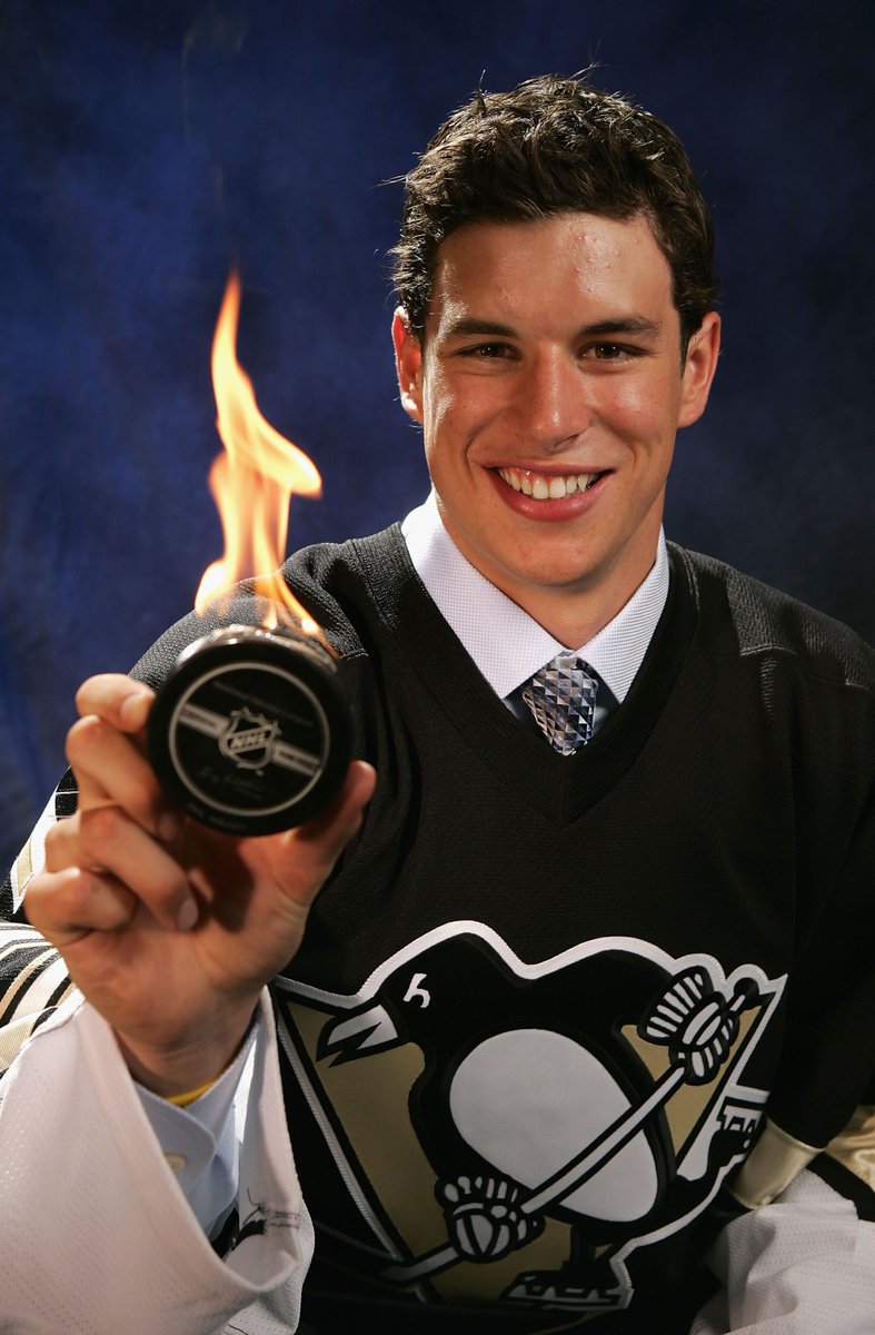 On this day in 2005, Sidney Crosby went first overall. 🐧