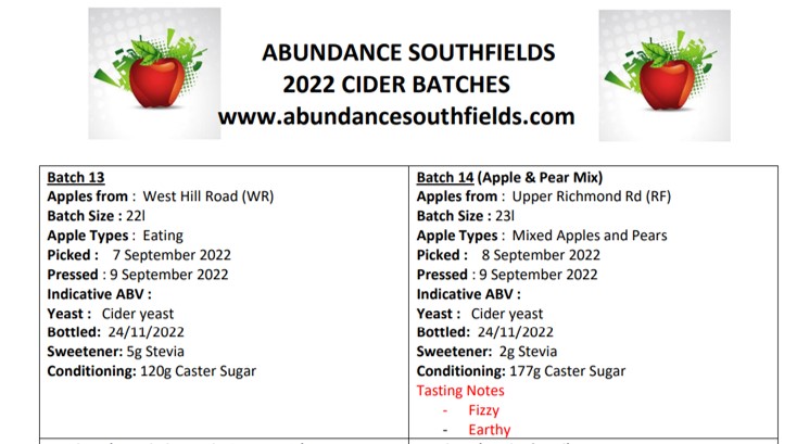 Wandsworth Town campaigning then afternoon cider tasting in Southfields. Abundance Southfields collects fruit from local gardens to create amazing results. Tasted the range to select 6 for friends. Top batch 14 - Upper Richmond Rd. #Southfields #AbundanceSouthfields