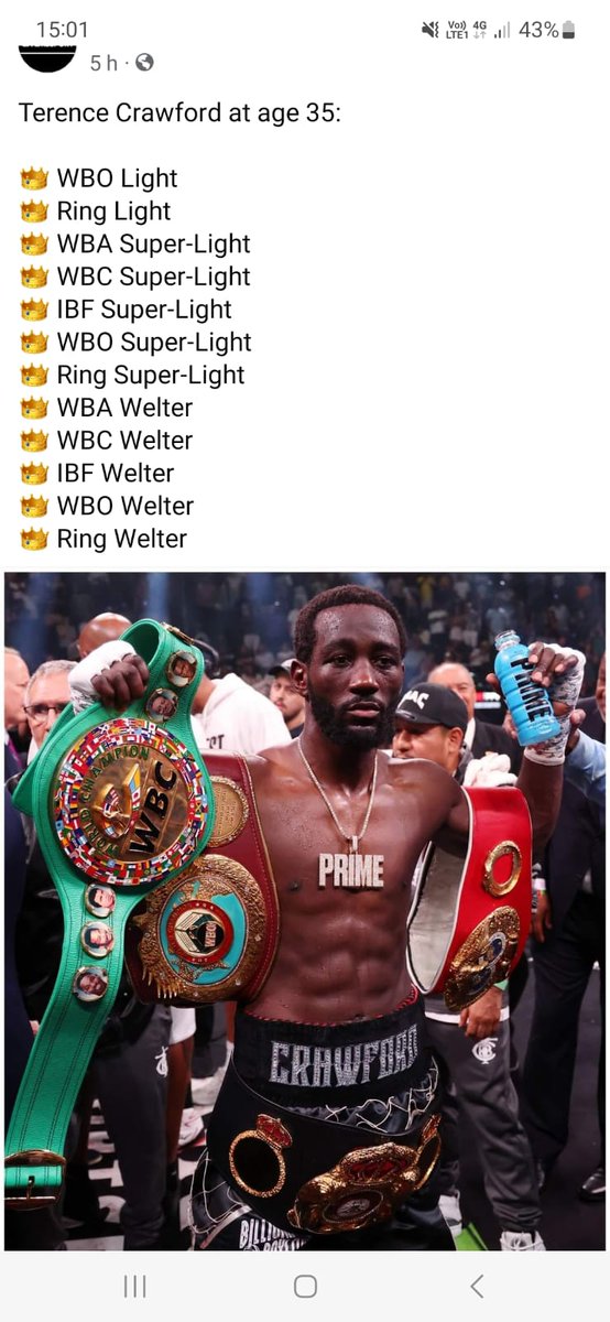 BU12TON9's tweet photo. Some Fight... well done Crawford  great display of boxing 🥊 #boxing #CrawfordVsSpence https://t.co/AJnHMAwFyE