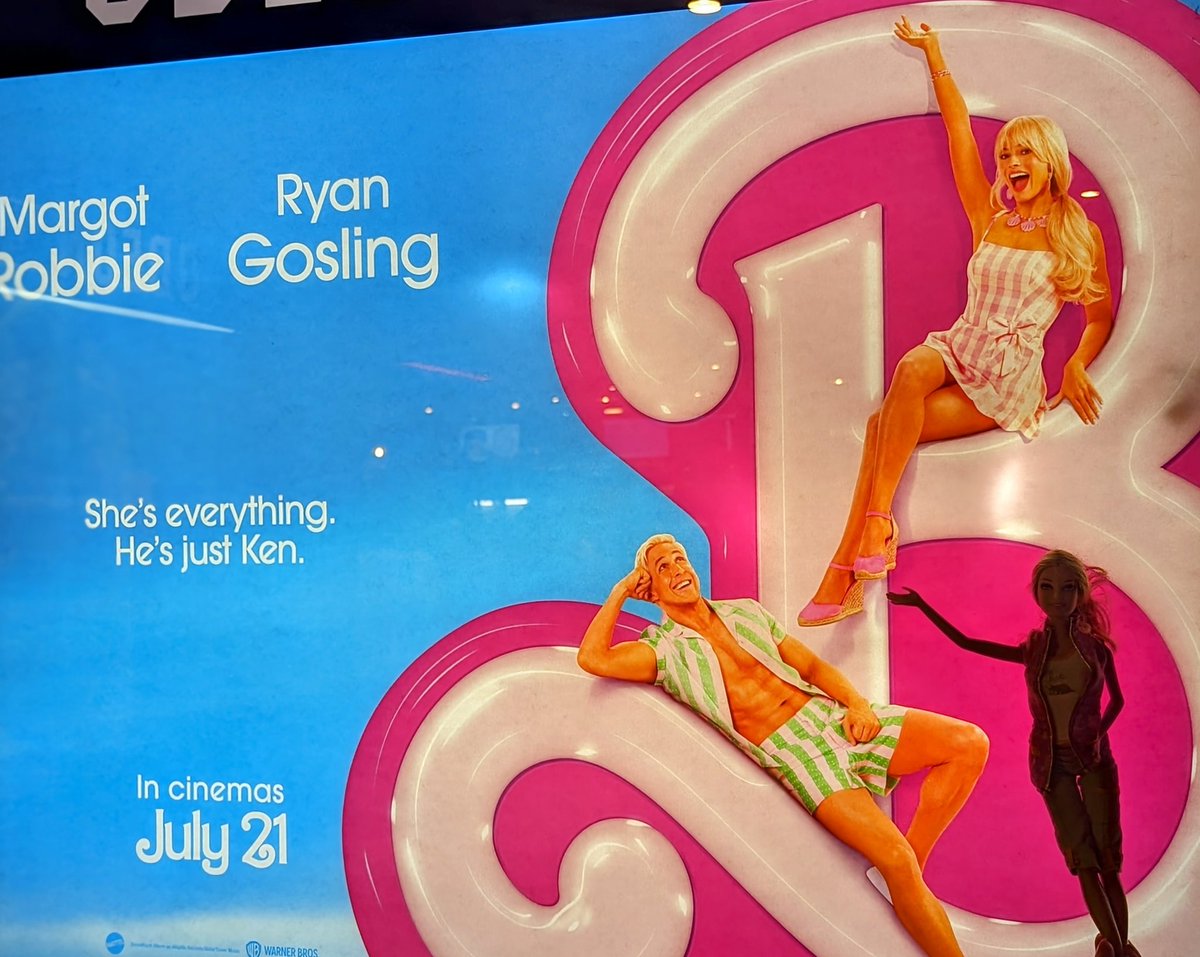 Finally got to the cinema to see my #Barbie sisters in <a href="/barbiethemovie/">Barbie Movie</a> 
Thought it was brilliant and had a great time. Totally recommend it. 
Might need to go back and see it again! 

#BarbieMovie #Palaeobarbie