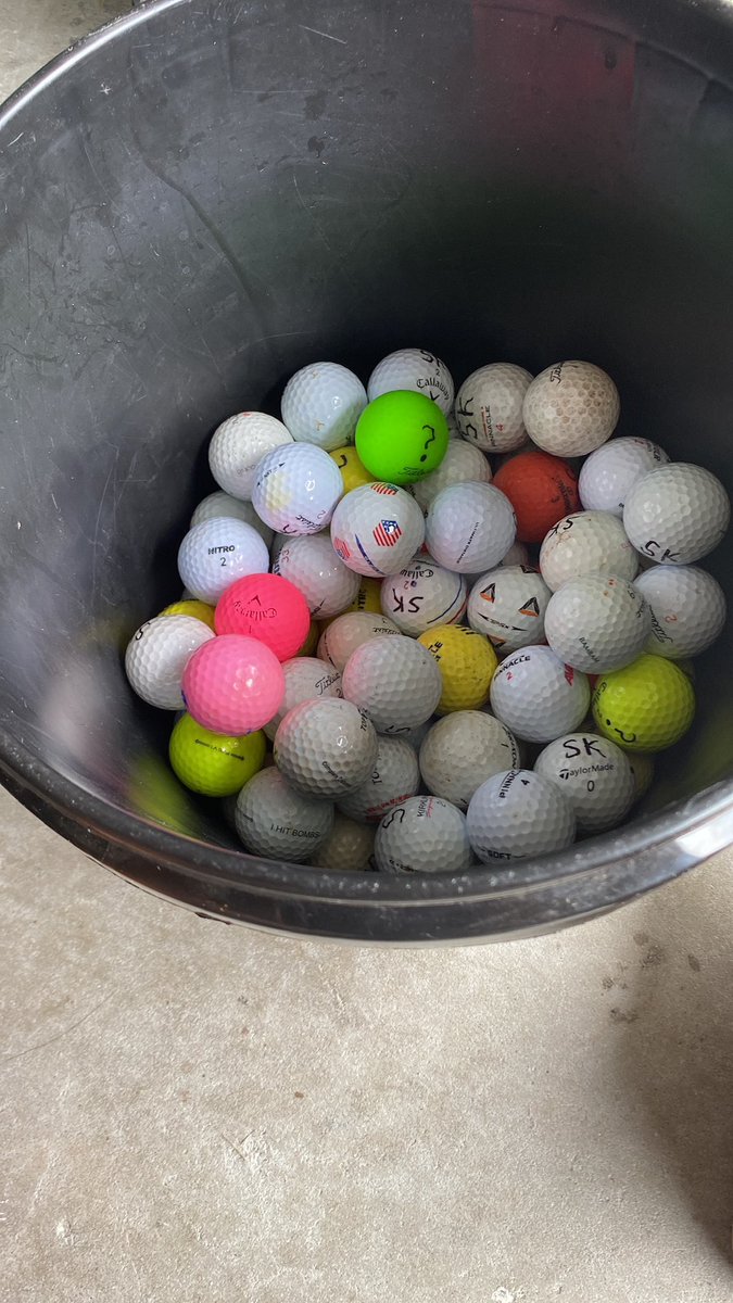 From this-to this! Experienced Golf balls!
#freaquentflyers #Experienced
#Whypaymore