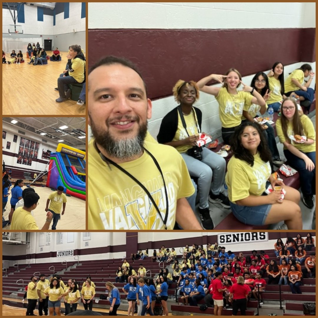 MISDVanguardHS's tweet photo. We welcomed our incoming 9th graders earlier this week by introducing them to the culture of Vanguard, engaging in fun activities, and conducting a campus tour! We're looking forward to a great year with our students. #DiscoverVanguard #VanguardInnovativeExperience #FreshU https://t.co/crmeTAhXMs
