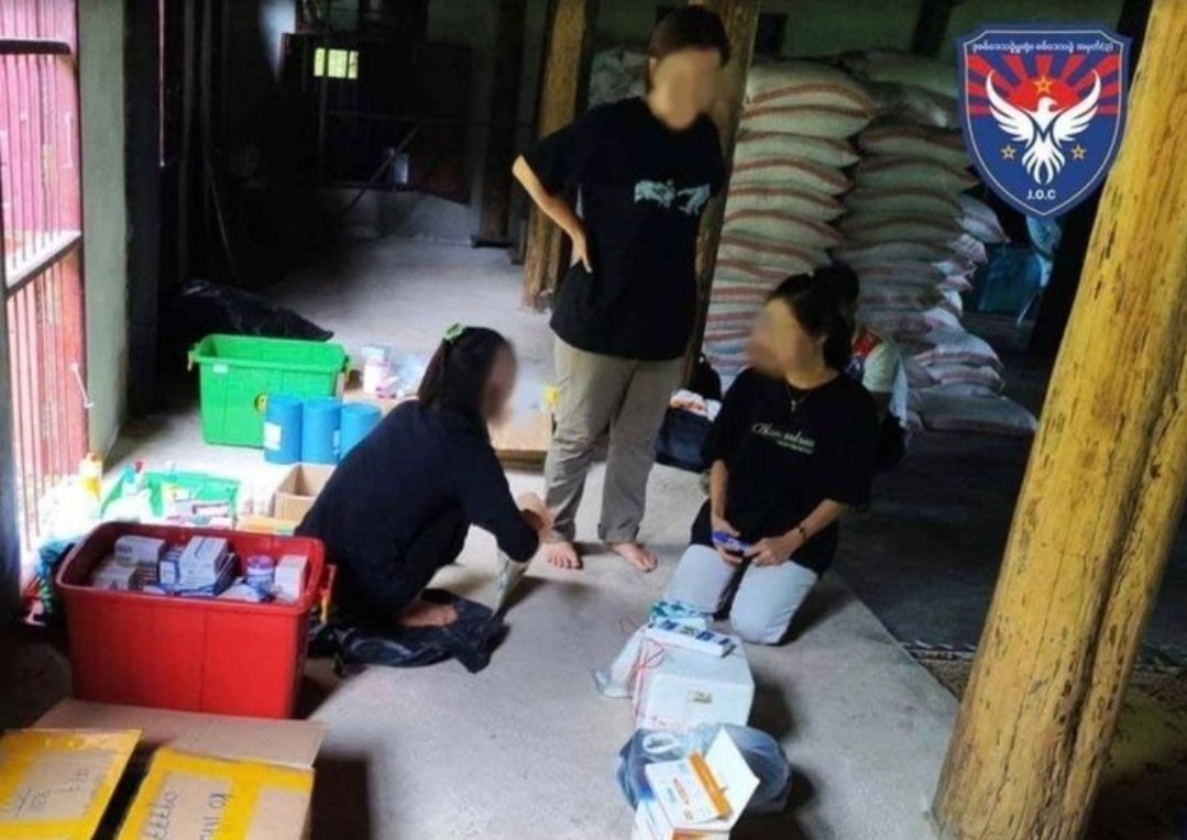 zwethura2023's tweet photo. KNU Brigade 6 reportedly provided healthcare assistance & medical treatment to the people fleeing the war in #Winary and #KyarInnSeikkyi Townships,#Dupla District in #Karen State on Jul27 by CDM Doctors & staffs.
#AcceptNUGRejectMilitary
#2023Jul30Coup
#WhatsHappeningInMyanmar https://t.co/RFLmTC6cz3