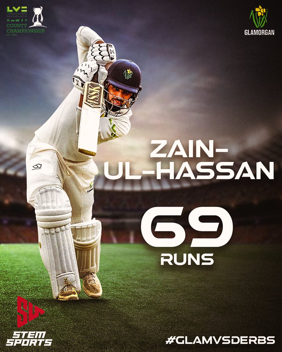 Stemsports1's tweet photo. Zain ul Hassan scores his first 50 in the County Championship for Glamorgan!
Congrats Zain! Many more to come 👏🏏
#Cricket #Glamorgan #County #ZUH #OneTeamOneDream #StemSports https://t.co/8ub5QBL39L