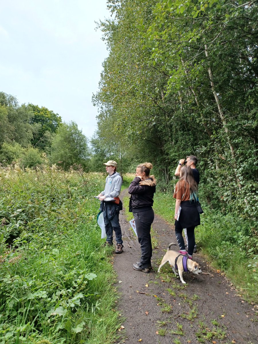 When a red admiral wanted to join in a #BigButterflyCount on our butterfly walk this afternoon! 😄😍🦋 @savebutterflies We were lucky enough to see eight different species on a walk along our butterfly transect too! Thanks to all who came along 😊 @North_Ayrshire @NAGreenHealth