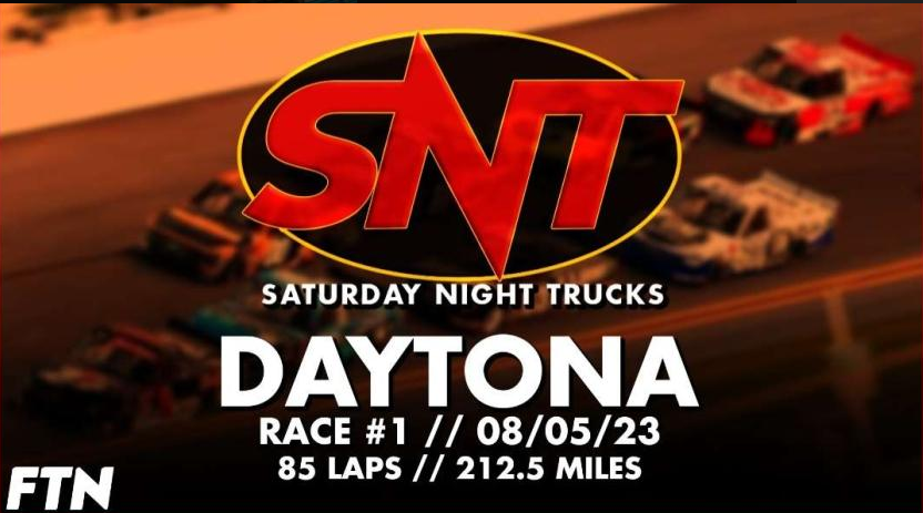 SatNightThunder's tweet photo. We have been very excited and ready to announce the rebrand of this league from SCRL to the Saturday Night Trucks. This takes the work of many, with help from @FireballStreams, @VinnieTigner, and @cartermac_casey we are set for Daytona! 8pm Est Aug 5th green flag drops! https://t.co/0S6nPubqog